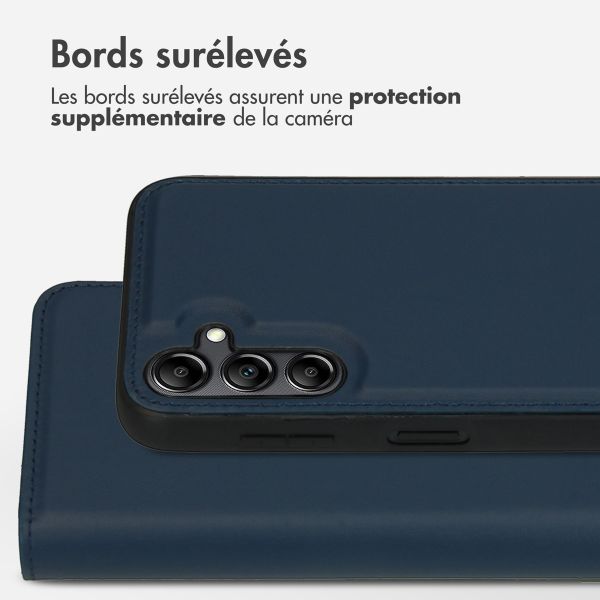 Accezz Premium Leather 2 in 1 Wallet Bookcase Samsung Galaxy A14 (5G/4G) - Bleu foncé
