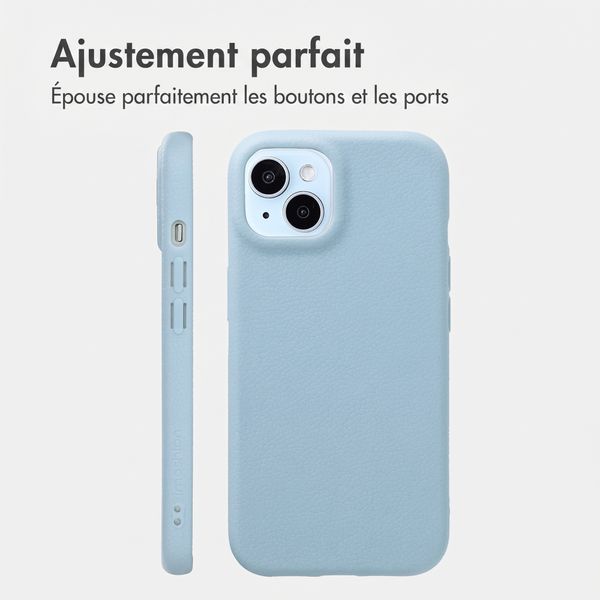 imoshion Coque arrière Texture Apple iPhone 15 - Bleu clair