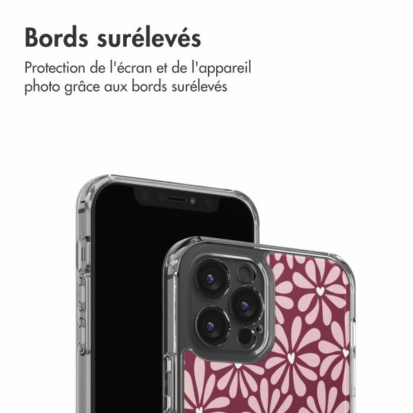 imoshion Coque Design Apple iPhone 12 (Pro) - Bloom Love Blush
