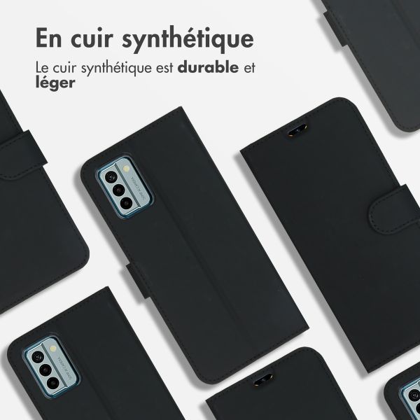 Accezz Étui de télephone Wallet Nokia G22 - Noir