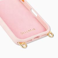 Selencia Coque arrière Rivièra avec MagSafe avec crochets amovibles Apple iPhone 17 Pro Max - Sorbet Pink
