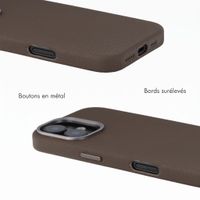 Accezz Coque arrière Mesh avec MagSafe Apple iPhone 16 - Marron