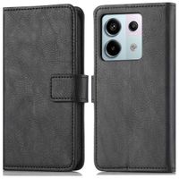 imoshion Étui de télephone portefeuille de luxe Xiaomi Redmi Note 13 Pro (5G) / Poco X6 - Noir
