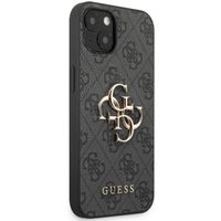 Guess Coque 4G Metal Logo Backcover Apple iPhone 13 - Gris