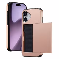 imoshion Coque arrière avec porte-cartes Apple iPhone 17 - Rose Doré