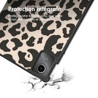 imoshion Coque tablette Design Trifold Lenovo Tab M11 - Leopard