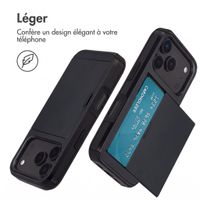 imoshion Coque arrière avec porte-cartes Apple iPhone 18 Pro Max / 17 Pro Max - Noir