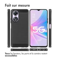 imoshion Coque Brushed Oppo A58 - Noir