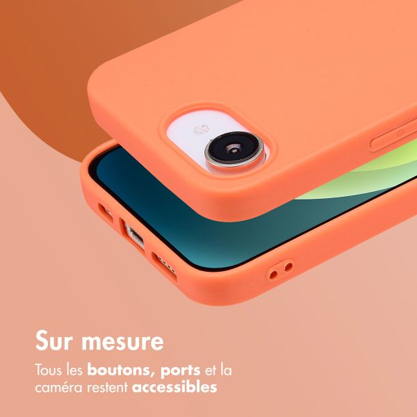 imoshion Coque Couleur Apple iPhone 17e / 16e - Apricot Crush Orange