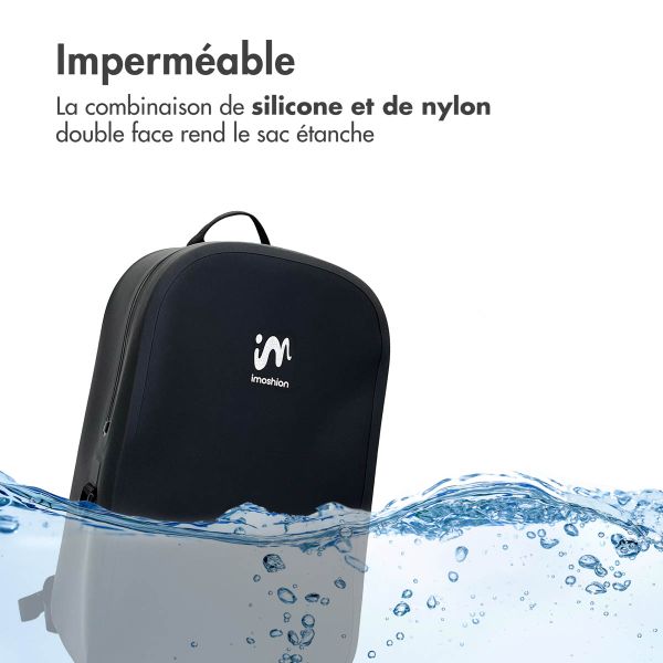 imoshion Sac à dos Hermétique et Étanche 10L - Petit - Noir