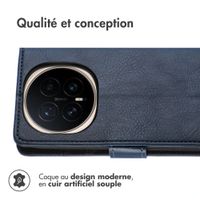 imoshion Étui de télephone portefeuille de luxe Honor Magic8 Pro - Bleu foncé