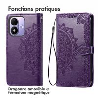 imoshion Etui de télephone Mandala Xiaomi Redmi Note 17 (5G) - Violet