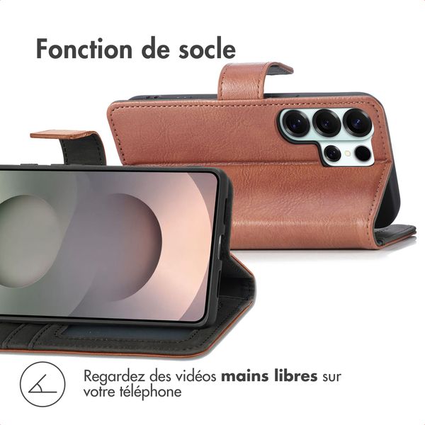imoshion Étui de télephone portefeuille de luxe Samsung Galaxy S26 Ultra - Marron