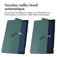 imoshion Coque tablette rigide Trifold Samsung Galaxy Tab A9 Plus - Vert