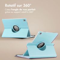 imoshion Coque tablette rotatif à 360° Apple iPad 9 (2021) 10.2 pouces / iPad 8 (2020) 10.2 pouces / iPad 7 (2019) 10.2 pouces - Bleu clair