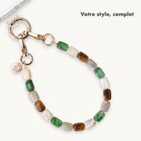 Selencia Smoked Quartz Bracelet - Earth Tones