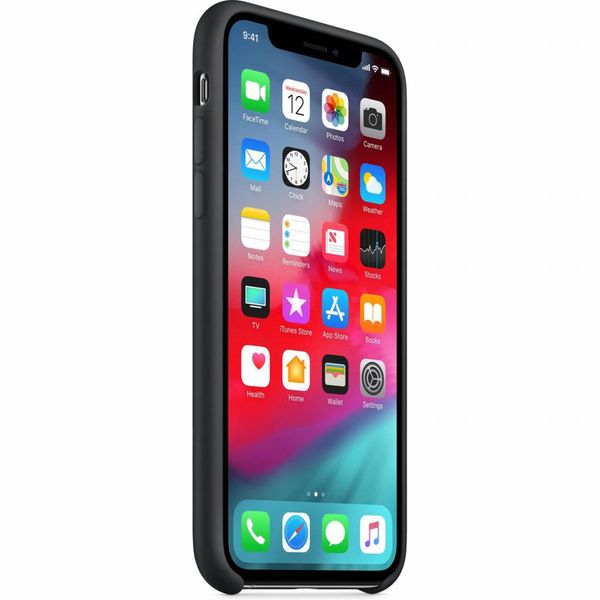 Apple Coque en silicone Apple iPhone X / Xs - Noir