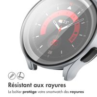 imoshion Coque rigide à couverture complète Samsung Galaxy Watch 4 - 44 mm - Argent