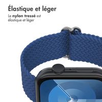 imoshion Bracelet nylon tissé Apple Watch | 44/45/46/49 mm - Bleu foncé