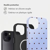 Selencia Coque arrière Vivid avec MagSafe Apple iPhone 13 - Happy Dots Digital Sky