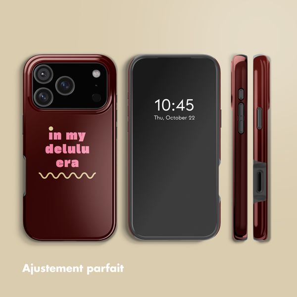Selencia Coque arrière Vivid avec MagSafe Apple iPhone 17 Pro Max - Delulu