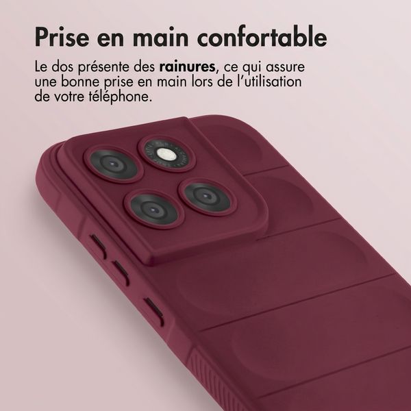 imoshion EasyGrip Backcover Motorola Moto G77 - Aubergine