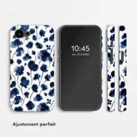 Selencia Coque arrière Vivid avec MagSafe Apple iPhone 17e / 16e - Midnight Blossom