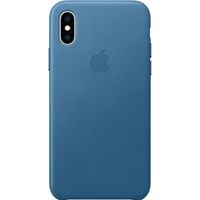 Apple Coque Leather Apple iPhone Xs - Cod Blue