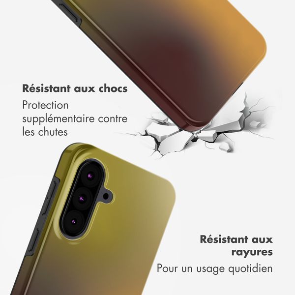 Selencia Coque arrière Vivid Samsung Galaxy A37 (5G) - Gradient Olive Dust