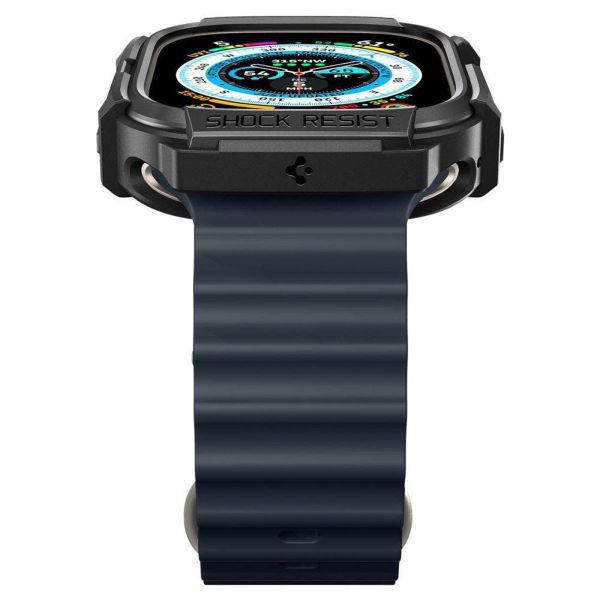 Spigen Coque Rugged Armor™ Apple Watch Ultra / Ultra 2 / Ultra 3 - 49 mm - Noir
