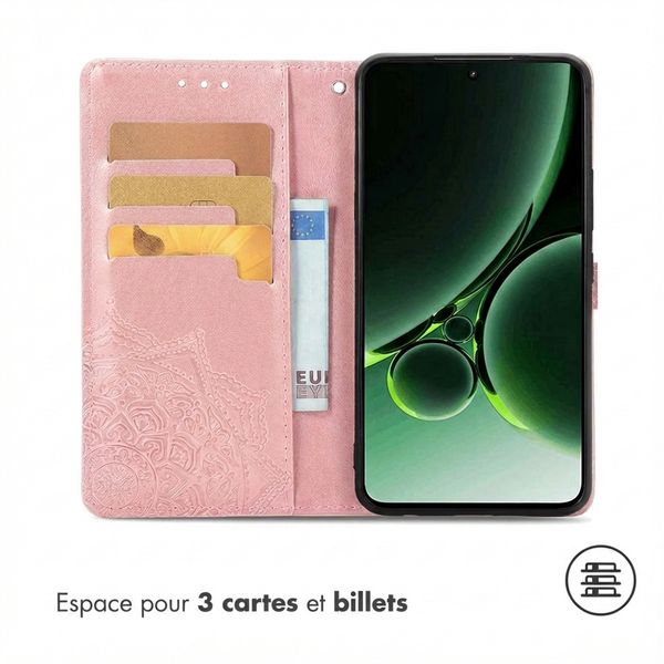 imoshion Etui de télephone Mandala OnePlus Nord 3 - Rose Doré