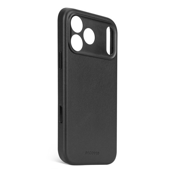 Decoded Coque en cuir MagSafe Apple iPhone 17 Pro Max - Noir