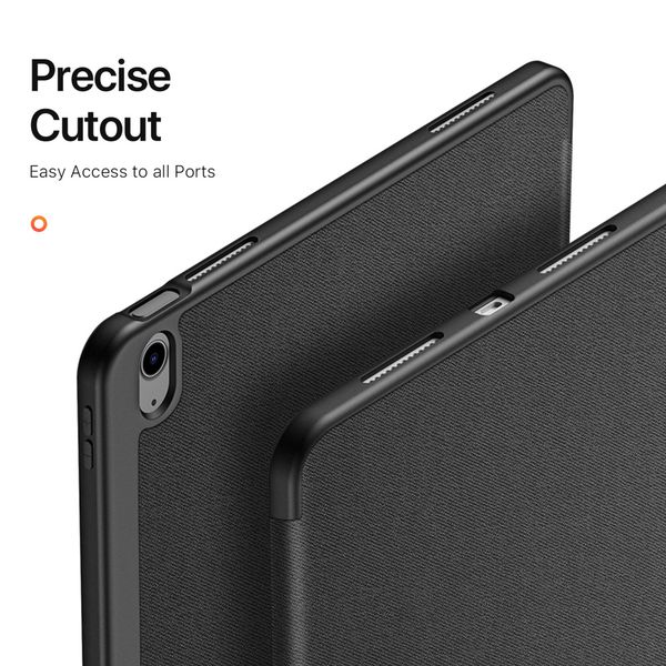 Dux Ducis Coque tablette Domo Apple iPad Air 13 pouces (2026) M4 / (2025) M3 / (2024) M2 - Noir