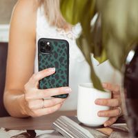 imoshion Coque Design Apple iPhone 12 (Pro) - Green Leopard