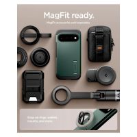 Spigen Coque Tough Armor MagSafe Google Pixel 11 - Abyss Green