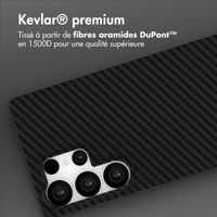 Accezz Coque Kevlar® MagSafe Samsung Galaxy S25 Ultra - Noir