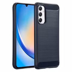 imoshion Coque Brushed Samsung Galaxy A34 (5G) - Bleu foncé