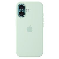 Apple Coque en silicone MagSafe Apple iPhone 16 - Aquamarine