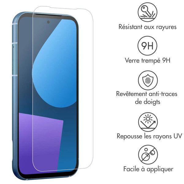 Accezz Protection d'écran en verre trempé Fairphone 5
