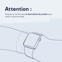 Apple 2 Pack Bracelet Boucle unique en Silicone Apple Watch | 44/45/46/49 mm - Taille 8 - Winter Blue/ Sprout Green