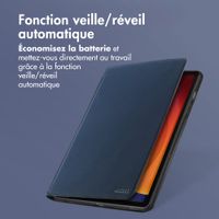Accezz Coque tablette Classic Samsung Galaxy Tab S10 Ultra / Tab S9 Ultra - Bleu foncé