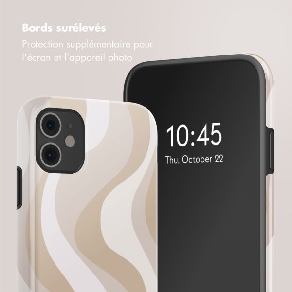 Selencia Coque arrière Vivid Apple iPhone 11 - Desert Waves Beige
