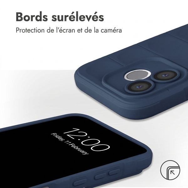 imoshion EasyGrip Backcover Honor 600 Lite - Bleu foncé
