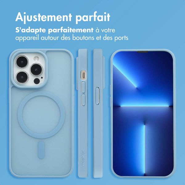 imoshion Coque Color Guard avec MagSafe Apple iPhone 13 Pro - Bleu clair