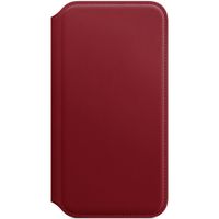 Apple Étui de télephone portefeuille Leather Folio Apple iPhone X / Xs - Red