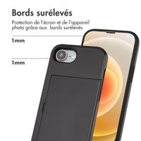 imoshion Coque arrière avec porte-cartes Apple iPhone 17e / 16e - Noir