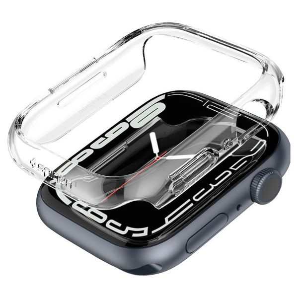 Spigen Coque Thin Fit™ Apple Watch 7 / 8 / 9 - 45 mm - Transparent