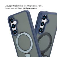 Accezz Coque Ring Stand avec MagSafe Samsung Galaxy S24 - Bleu