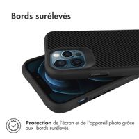 imoshion Rugged Hybrid Carbon Case Apple iPhone 12 (Pro) - Noir