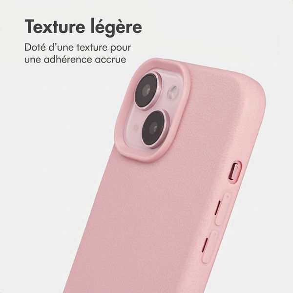 imoshion Coque arrière Texture Apple iPhone 14 / 13 - Rose